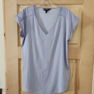 Express Women's Lavender Cap Sleeve Top